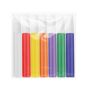 Set di 7 <span class=keywords><strong>Colori</strong></span> di <span class=keywords><strong>Pittura</strong></span> Acrilica <span class=keywords><strong>Lavabile</strong></span> per Bambini con Logo Personalizzato, per Dipingere con le Dita, Creatività e Graffiti Fai-da-Te - Product Image 5