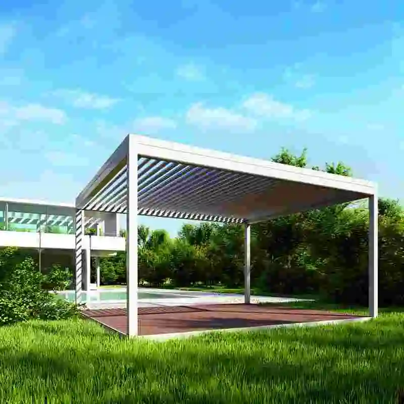 Chinese Supplier Outdoor High Quality Waterproof Pergola Aluminium Gazebo Garden Aluminium Modern Gazebo