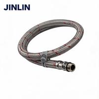 Tuyau d'eau tressé moderne en acier inoxydable 304 JINLIN pour salle de bain, haute pression, anti-fuite, flexible, pour lavabo et chauffe-eau
