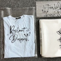 Sacs d'Emballage Adhésifs Transparentes Écologiques en Cellophane PE BOPP pour Vêtements avec Logo Personnalisé