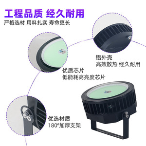 Lampe de pêche 1000W LED verte haute puissance IP65 en alliage d'aluminium pour bateau, pêche en mer, attire les poissons - Product Image 5