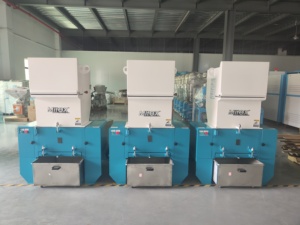 Broyeur de déchets plastiques <span class=keywords><strong>Mitex</strong></span> 20HP 15KW pour bouteilles PET, granulateur centralisé PC600, capacité 600kg/h, recyclage plastique - Product Image 3