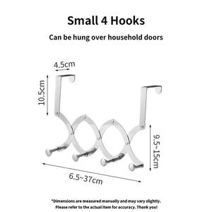 <span class=keywords><strong>Crochet</strong></span> <span class=keywords><strong>de</strong></span> rangement réglable en acier inoxydable sur la porte crochets arrière <span class=keywords><strong>crochet</strong></span> <span class=keywords><strong>de</strong></span> <span class=keywords><strong>radiateur</strong></span> rétractable pour vêtements <span class=keywords><strong>salle</strong></span> <span class=keywords><strong>de</strong></span> <span class=keywords><strong>bain</strong></span> - Product Image 4