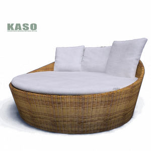 Garden Day Bed Pool Furniture Round Rattan Wicker Rope Aluminum Sun Bed Beach <strong>Daybed</strong> <strong>With</strong> <strong>Canopy</strong> Patio Cabana <strong>Outdoor</strong> <strong>Daybed</strong> - Product Image 4