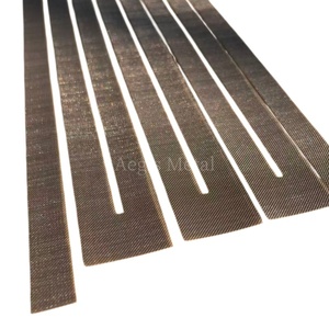 Maille de fil en alliage de nichrome Cr20ni80 de 100 mailles <span class=keywords><strong>x</strong></span> 0,09 mm pour écran de chauffage de four de recuit - Product Image 3