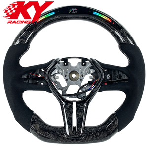 Volant sport LED en fibre de carbone forgée, style course personnalisé, adapté aux Infiniti Q50 Q50L Q60 Q60S QX55 - Product Image 1