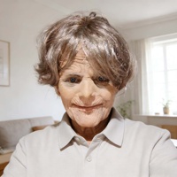 Masque de fête réaliste pour femme âgée en latex pour Halloween - Lignes fines, cheveux bruns courts, texture de peau naturelle, respectueux de la peau