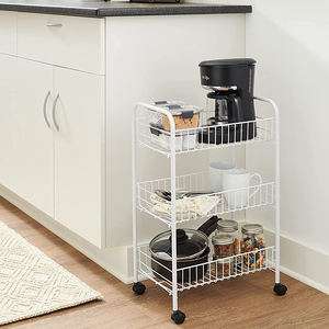 Promotie 3-laags Waskar Rollend Opbergrek Gap Keuken Opslag <span class=keywords><strong>Trolley</strong></span> Met Wielen En Handvat - Product Image 2