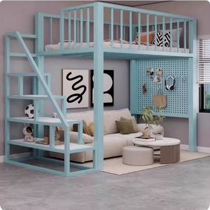<span class=keywords><strong>Lit</strong></span> mezzanine pour enfants de haute qualité sur mesure avec <span class=keywords><strong>escalier</strong></span> et armoire de rangement, <span class=keywords><strong>lit</strong></span> <span class=keywords><strong>surélevé</strong></span> pour les petits espaces et les chambres duplex - Product Image 5