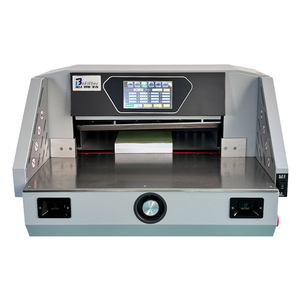 Guillotine électrique robuste E460T, machine de découpe automatique du papier avec écran tactile de <span class=keywords><strong>7</strong></span> pouces - Product Image 5