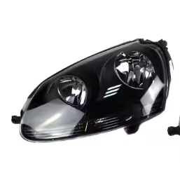 Fari Anteriori 1K6941005T 1K6941006T Sistemi di Illuminazione Auto Fanale Nero Faro per Volkswagen VW GOLF 5 - Product Image 2