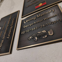 Plaque commémorative personnalisée pour tombe, plaque en laiton 3D en relief avec photo personnalisée, effet vieilli, pour cimetières