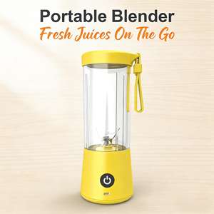 Portable 400ml 150W Mini Blender Low Noise with Chopper Ice Crusher USB Battery Powered BPA Free for Car & Home Use - Product Image 5
