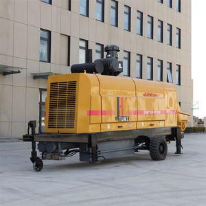 JIUHE Fabricante de Bombas de Hormigón con Motor Diésel DHBT100, Bomba de Hormigón con Remolque en Venta - Product Image 4