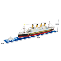 Kits de briques Micro Nano Block, nouveaux cadeaux de fête pour enfants, célèbres bâtiments du monde, jouets de décoration en plastique, ensembles 3363-8855