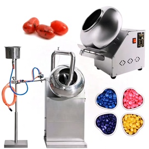 Máquina Recubridora de Chocolate Pequeña <span class=keywords><strong>para</strong></span> Frutos Secos como Cacahuates, Dátiles, Nueces de Macadamia y Cacahuates con Cobertura de Chocolate, Estándar Alemán - Product Image 2