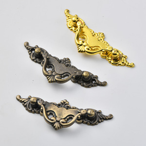 Jingmao 402 Tiradores de Cajón de Estilo Antiguo Europeo, Aleación de Zinc, Bronce Cepillado, Dorado, Negro, Herrajes Duraderos para Muebles - Product Image 1