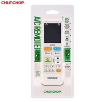 Control Remoto Universal para Aire Acondicionado CHUNGHOP K-809E con Diseño de Botones Grandes