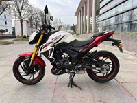 Moto de rue Haojue DR160S 160cc, légère et durable, idéale pour la conduite urbaine et rurale, capacité de transport de marchandises, vitesse maximale >80 km/h, disponible
