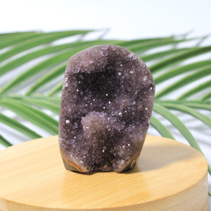 Cristales de <span class=keywords><strong>Amatista</strong></span> en Forma de <span class=keywords><strong>Drusa</strong></span>, Cristales Curativos al por Mayor, <span class=keywords><strong>Colgante</strong></span> de Cristal para Meditación Espiritual, Adornos de Feng Shui - Product Image 4