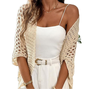 Beach Solid Polyester Women's One-Piece Swimsuit Cover-Up Set with Backless Design - Product Image 1