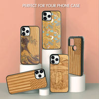 Coque de Téléphone Vierge en Bois, Accessoires pour Téléphones Portables, Étui de Téléphone en Bois