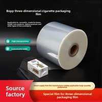 Film d'emballage pour cigarettes en BOPP, film micro-rouleau haute transparence pour les supermarchés et la promotion