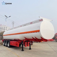 Chine 40cbm remorque-citerne de carburant usagé robuste 3 essieux avec remorque de camion Diesel de réservoir d'huile de 35000 litres