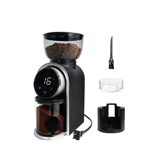 Nuevo Molinillo de Café Eléctrico de Acero Inoxidable con Control Táctil - Product Image 1