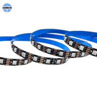 WS2815 Bande LED 12V Adressable Bande LED flexible Individuellement 30 60 144Pixels Point d'arrêt Reprise Couleur de rêve Lumière LED RGBIC