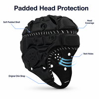 YOUNGSON Casque de football 7v7 personnalisé à faible MOQ, casque de rugby rembourré souple, casque de scrum pour jeunes et adultes, fournisseur d'équipement de protection avancé contre les impacts pour équipes