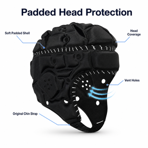 YOUNGSON Casco de Fútbol Americano 7v7 Personalizado con Bajo MOQ, Gorra de Rugby Acolchada Suave, Protector de Impacto Avanzado para Jóvenes y Adultos, Proveedor para Equipos - Product Image 3