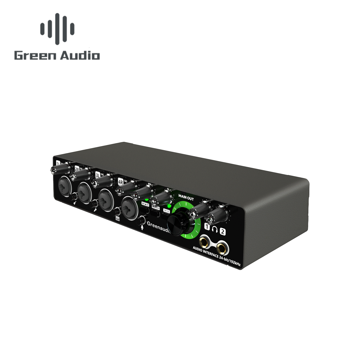 4 Channel Usb Audio Mixer Sound Card For Music & Podcast Recording