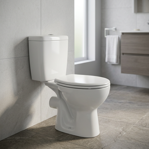 WC en céramique de haute qualité, deux pièces, à fixation murale, avec abattant à fermeture douce hydraulique, pour salle de bain - Product Image 5
