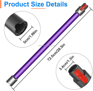 Tube d'extension d'aspirateur pour aspirateur Dysons V7 <span class=keywords><strong>V8</strong></span> V10 V11 V15, pièce de rechange pour baguette à dégagement rapide 74 cm - Product Image 6