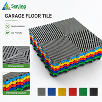 Dalles de sol de garage drainantes modulaires DIY pour atelier de detailing automobile