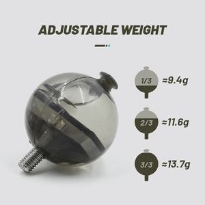 Nouveau design 11G-12G mangeoire de pêche à la carpe en plastique, boule flottante avec <span class=keywords><strong>cage</strong></span> à appâts de pêche à injection d'eau - Product Image 3