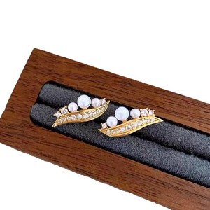 22588DIY Accesorios de Perlas, Pendientes de Plata S925 con Soporte Hueco para Múltiples Cuentas, Pendientes con Cuentas de 3-4mm, Perlas Sueltas - Product Image 5