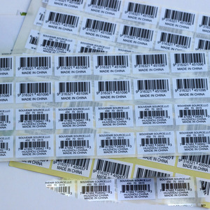 Etiquetas adhesivas de seguridad brillantes impermeables al mejor precio de alta calidad de fábrica - Product Image 4