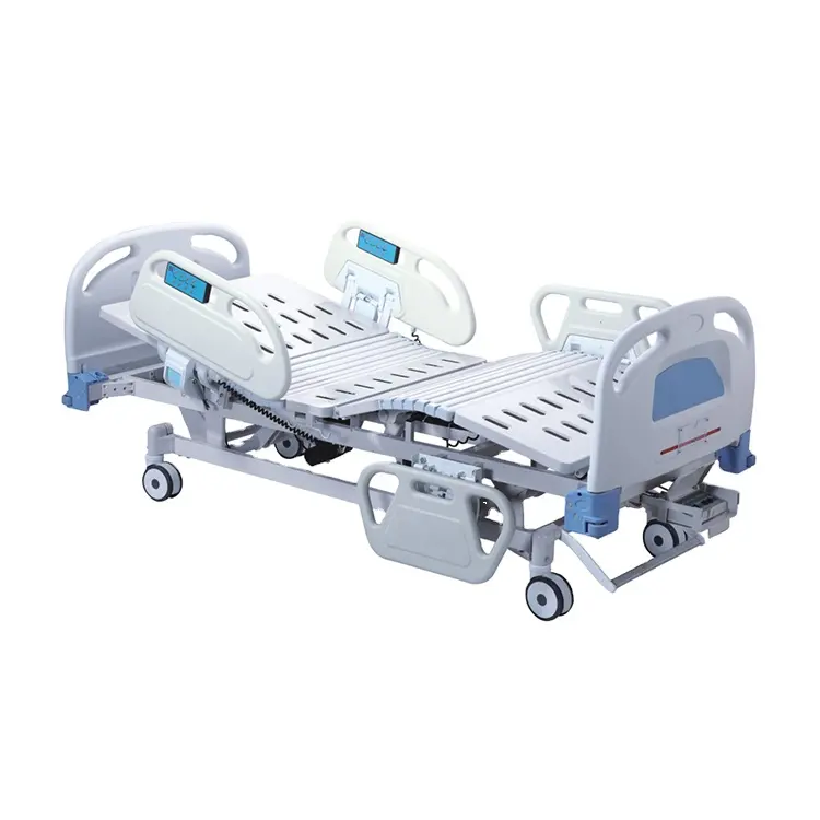 5つの機能ICUワード用に折りたたみ式の豪華な病院用ベッド電気ケアベッド電気ケアベッド