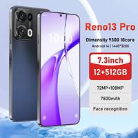 128G 512G Heißer Reno13 Pro Dual-SIM-Karten AI-Kamera 5G Mobiltelefon 75 UK Vollbild-Smartphones