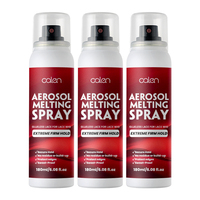 Marque privée Oalen de 6.34oz 180ml, vaporisez uniformément le spray fondant pour perruque en aérosol à tenue supplémentaire