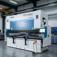 Presse plieuse industrielle automatique CNC robuste pour tôles, 160T 4000mm
