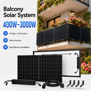   Kit Solar para Balcón Cereifled 3700, <span class=keywords><strong>Microinversor</strong></span> Solar para Balcón, Panel Solar para Vidrio de Balcón - Product Image 1