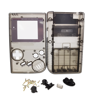 Coque de protection complète, 1989 degrés, pour Nintendo Gameboy Classic, couleur transparente, pour Console DMG
