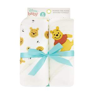 Asciugamano con cappuccio per bambini <span class=keywords><strong>Winnie</strong></span> <span class=keywords><strong>the</strong></span> <span class=keywords><strong>Pooh</strong></span> in Sweet Life stampa 1 conteggio 2 confezione arrotolata/cardata in cotone - Product Image 6