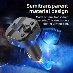 <span class=keywords><strong>Cargador</strong></span> de coche USB tipo C, transmisor FM Bt, <span class=keywords><strong>cargador</strong></span> USB inalámbrico para coche, reproductor de MP3 manos libres para 15 adaptadores <span class=keywords><strong>Xiaomi</strong></span> 14 - Product Image 6