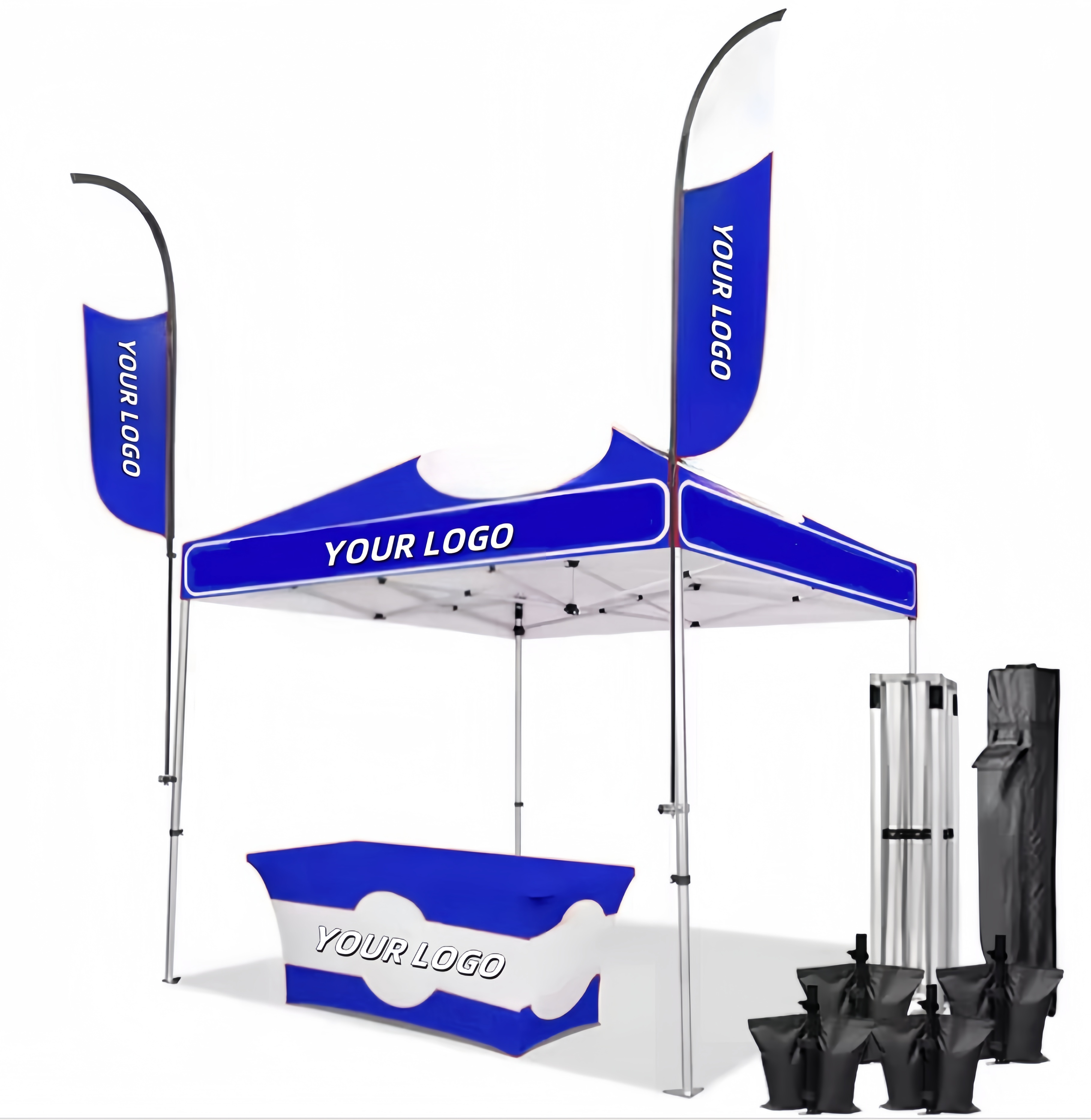 Hot Sale High Quality Customized 10x10 Waterproof Advertising Canopy Tent With Stand for Trade Show Display