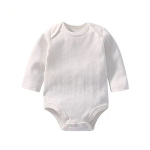 Grosir pakaian balita pakaian bayi Romper rajut bayi Romper katun bayi warna Solid Romper bayi Unisex - Product Image 6