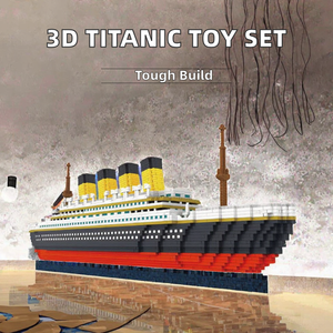 Set di Costruzioni 3D Titanic Compatibile, 4192 Pezzi, Modello in Plastica ABS, Gioco Stimolante, Vendita Diretta dalla Fabbrica - Product Image 2